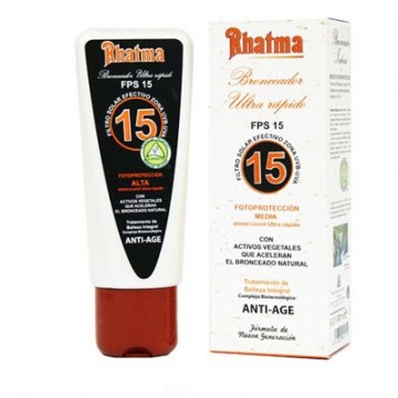 Bronceador 100 ml.  FPS15  RHATMA